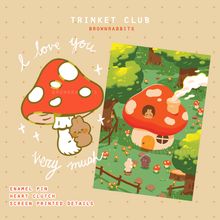 Load image into Gallery viewer, I love you very mush enamel pin