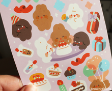 Load image into Gallery viewer, Happy brithday sticker sheet